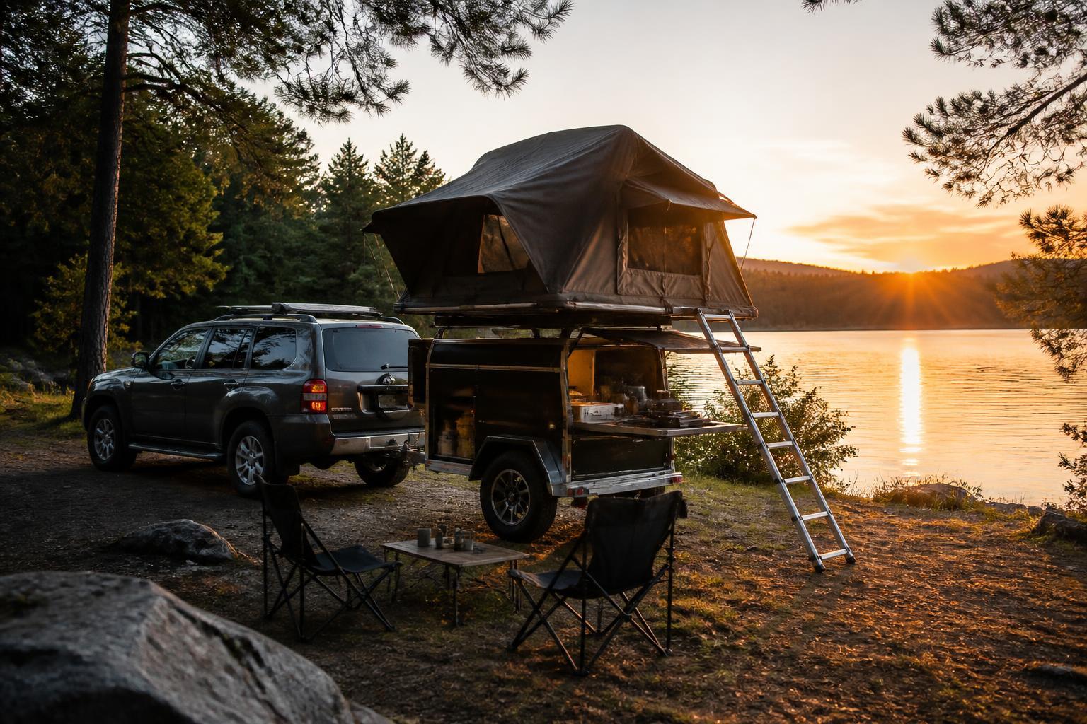Anhänger mit Dachzelt: Mehr Freiheit und Stauraum beim Camping